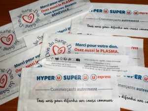 SACS a SANDWICH Publicitaires GRATUITS Don de Sang Plasma 2 - Bonjour, Nous sommes Créateurs de Produits innovants personnalisables - Fabrication Française - Pénestin Morbihan