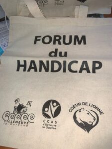 IMG 2629 - Magnifique TOTE-BAG " FORUM du HANDICAP " Association Coeur de Lionne - Pôle ... - Pénestin Morbihan