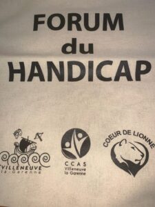 IMG 2631 - Magnifique TOTE-BAG " FORUM du HANDICAP " Association Coeur de Lionne - Pôle ... - Pénestin Morbihan