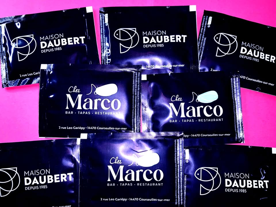 Maison DAUBERT Chez Marco Lingettes du type Rince Doigts etui 1 917974770318394 - Maison DAUBERT & Chez Marco Lingettes du type 'Rince-Doigts' étui... - Pénestin Morbihan