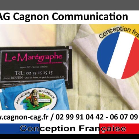 LINGETTE du type "Rince-Doigts" personnalisables de CCAG Cagnon Communication Ar